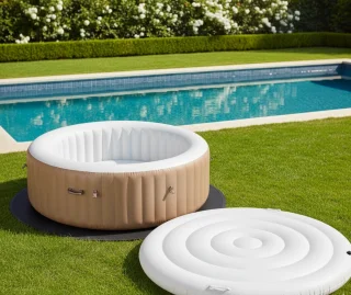 Opblaasbaar Spa Deksel Rond 160x160 cm