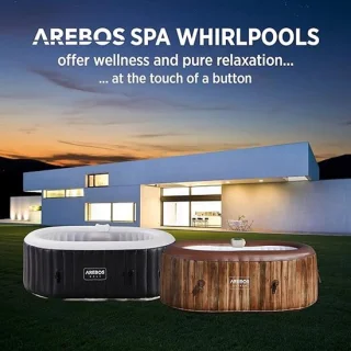 Opblaasbare 2-persoons Jacuzzi Spa (ovaal)