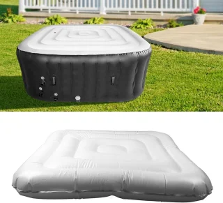 Opblaasbare Hot Tub Afdekking 42ft PVC Geïsoleerd