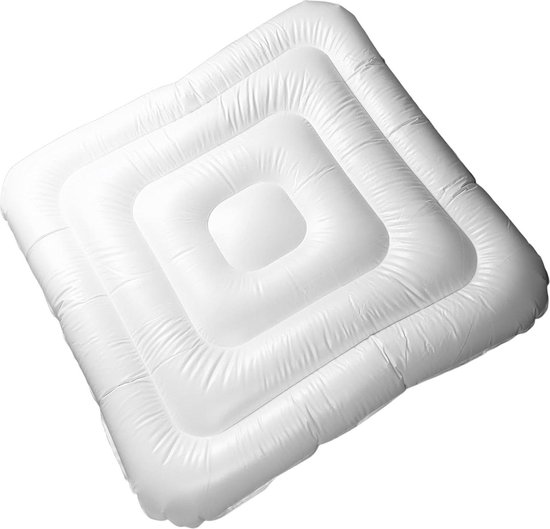 Opblaasbare Hot Tub Cover Vierkant 1.3m Grijs