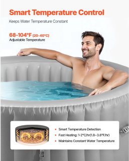 Wat vinden we goed aan de Opblaasbare hot tub - Ronde buitenspa