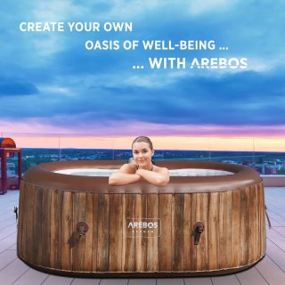 Wat vinden we goed aan de Opblaasbare hottub 2-persoons 550L
