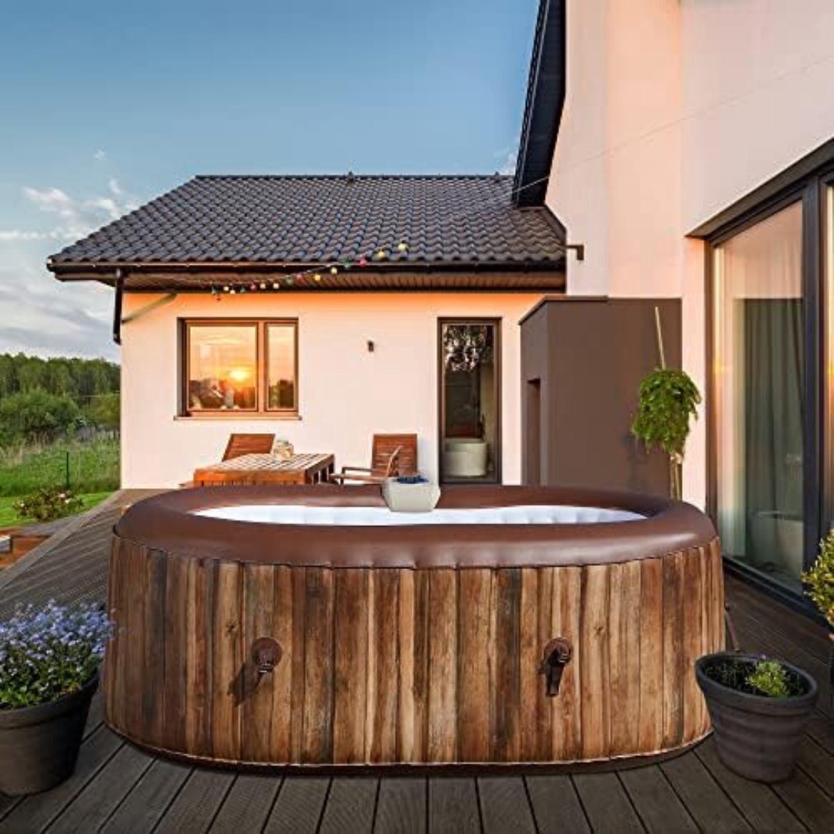 Opblaasbare Jacuzzi 190cm 2 Personen 550L