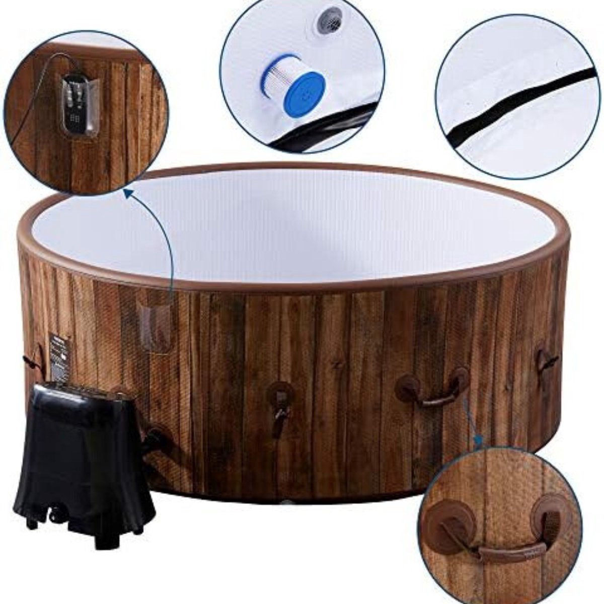 Opblaasbare Jacuzzi 6 Personen 180cm 1120L