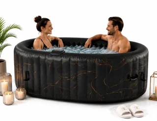 De Opblaasbare Jacuzzi ovaal in één oogopslag