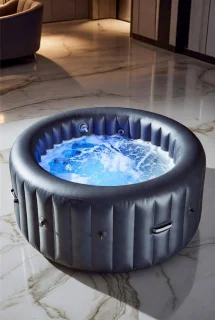 Opblaasbare jacuzzi spa 2–3 personen ø183 cm outdoor bubbelbad