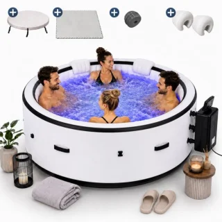 Ultieme ontspanning in eigen tuin: Syllect Premium opblaasbare jacuzzi