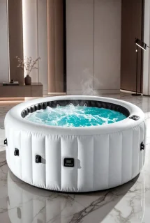 Opblaasbare outdoor spa voor 4-6 personen 206x71 cm – Medahomestore
