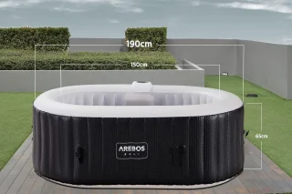 Opblaasbare Spa 2-persoons 190x120 cm