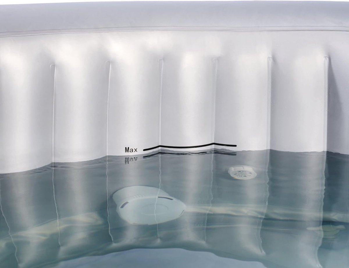 Opblaasbare Spa 4 Persoons Ø204x65cm - 140 Luchtjets