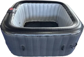 Opblaasbare spa 6-persoons vierkant 185 x 185 cm
