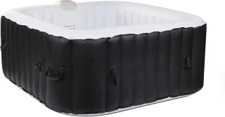 Opblaasbare spa 6-persoons vierkant 185 x 185 cm