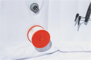 Opblaasbare spa 6-persoons vierkant 185 x 185 cm