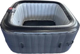 Opblaasbare spa 6-persoons vierkant 185 x 185 cm