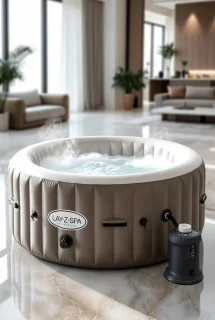 Palm Springs AirJet Luxe Whirlpool opblaasbare Jacuzzi vierkant