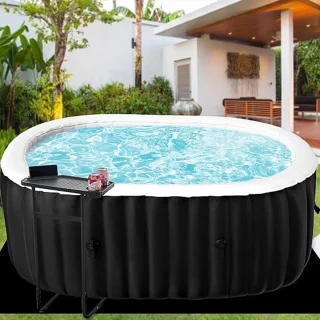 Wat vinden we goed aan de Pauwhome Opblaasbare 2-persoons Hot Tub 190 x 120 x 63,5 cm
