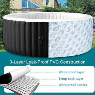Pauwhome Opblaasbare Hot Tub 2-4 Personen