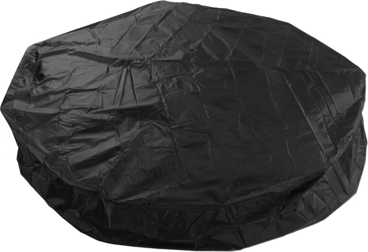 Polyester Taft Hot Tub Waterdichte Cover 215x70 cm Zwart