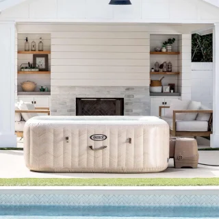 PureSpa Chevron Deluxe Opblaasbare Jacuzzi