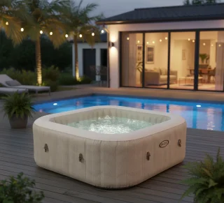 PureSpa Chevron Deluxe Opblaasbare Jacuzzi