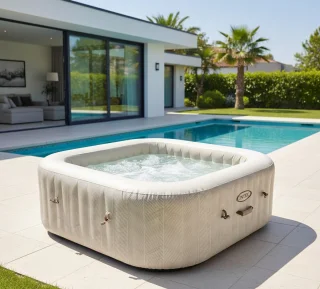 PureSpa Chevron Deluxe Opblaasbare Jacuzzi