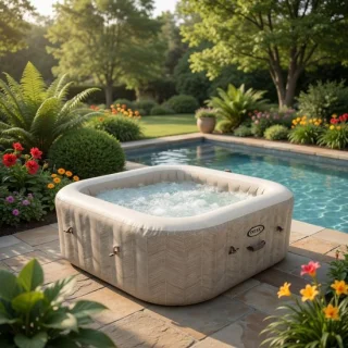 PureSpa Chevron Deluxe Opblaasbare spa - Mobili Bella