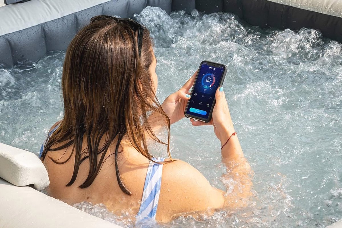 PureSpa Deluxe Opblaasbare Jacuzzi Ø 211 x 71 cm