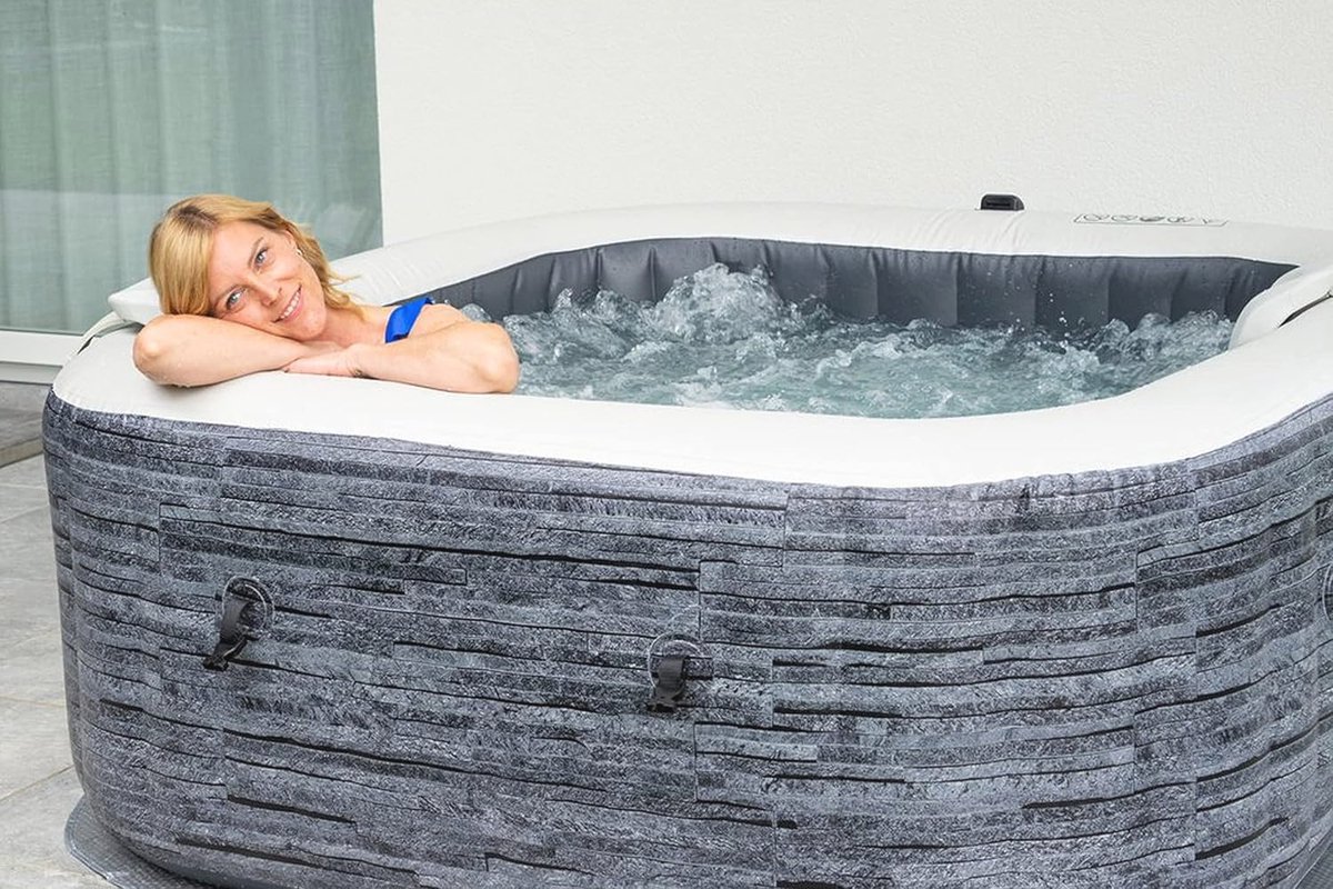 PureSpa Deluxe Opblaasbare Jacuzzi Ø 211 x 71 cm