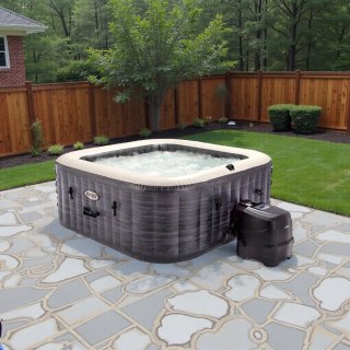 De PureSpa Greystone Deluxe Opblaasbare Whirlpool in één oogopslag