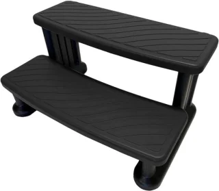 Puri Tech Universal Spa & Hot Tub Steps - Black