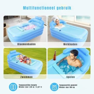 Wat vinden we goed aan de REN® Opblaasbare Jacuzzi 150 x 75 x 43 cm
