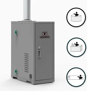 Rexener Bioheater basis voor hottub, spa en zwembad