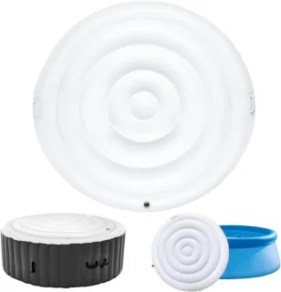 Rond whirlpool deksel 135cm, universeel energiebesparend hot tub deksel