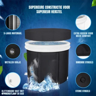 SCH® Opblaasbare Jacuzzi - Zwart