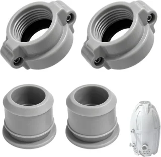 Set van 2 waterslangmoeren voor Lay Z Spa B/C-modellen