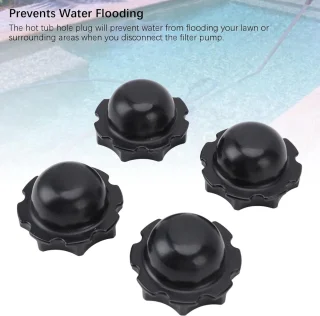SnelShoppen - 4Stuks Opblaasbare Jacuzzi Put Stopper Rubber Voor LAY Z SPA Onderdelen Vervanging - Duurzaam, Eenvoudig te Installeren, Ideaal Voor Spa