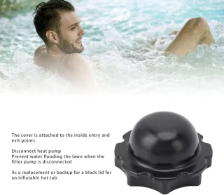 SnelShoppen - 4Stuks Opblaasbare Jacuzzi Put Stopper Rubber Voor LAY Z SPA Onderdelen Vervanging - Duurzaam, Eenvoudig te Installeren, Ideaal Voor Spa