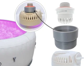 SnelShoppen LED-lichtadapterconverter voor Bestway Lay Z Spa Salu Spa en Coleman