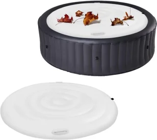 SnelShoppen opblaasbare spa dekens rond 63 inch