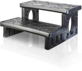 SnelShoppen opstapje voor spa 34 cm bruin