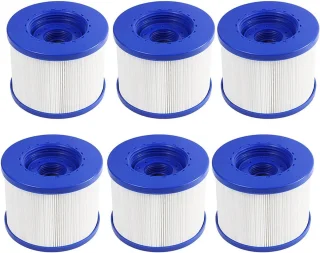 SnelShoppen pack van 6 vervangende poolfilters voor hot tub en spa