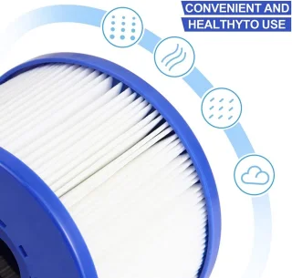 SnelShoppen pack van 6 vervangende poolfilters voor hot tub en spa