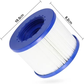 SnelShoppen pack van 6 vervangende poolfilters voor hot tub en spa