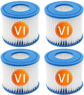 Solidchoice 4 stuks hot tub filtercartridges voor Lay-Z-Spa