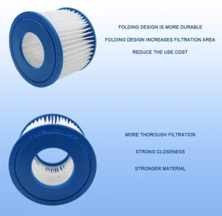 Solidchoice 4 stuks hot tub filtercartridges voor Lay-Z-Spa