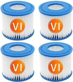 Solidchoice 4 stuks hot tub filtercartridges voor Lay-Z-Spa