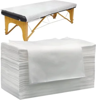 Solidchoice - Set van 100 wegwerp bedlakens voor massagetafel en spa