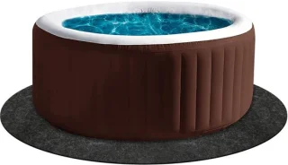 Solidchoice waterabsorberende mat voor hot tub en spa