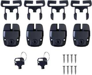 Spa Cover Clips, set van 4 vergrendelende coverclips