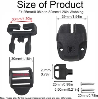 Spa Hot Tub Cover Clips Latch vervangingskit met weerbestendige bevestigingsmiddelen voor outdoor spa - ShopVlot